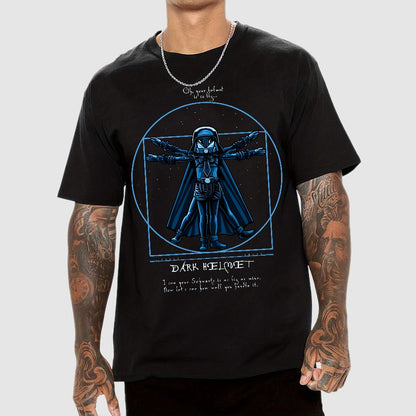 Vitruvian Helmet Geek T-Shirt