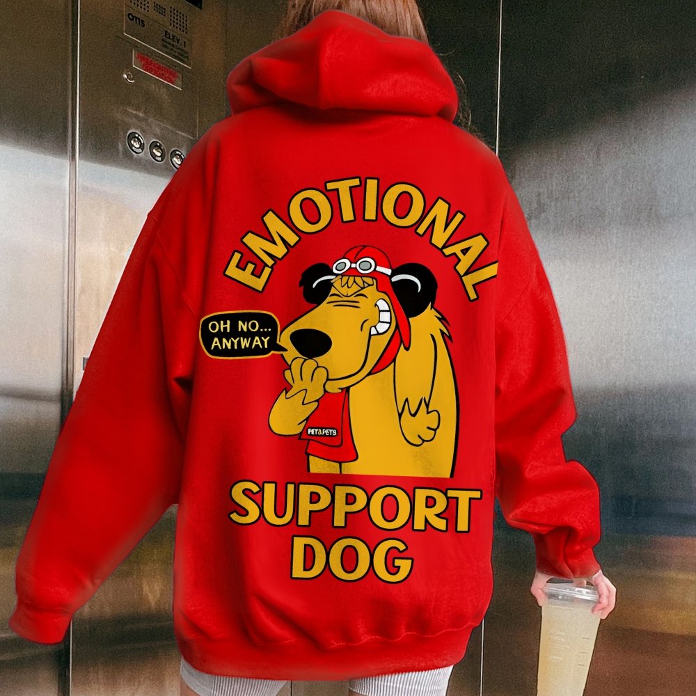 Support Or Not? Printed Back Unisex Cotton Hoodie