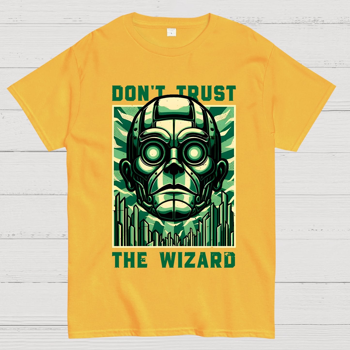 Don't Trust The Wizard Lies - Emerald Witch Gift Geek T-Shirt