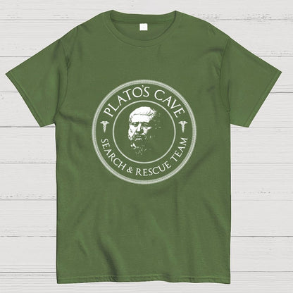 Plato's Cave Search And Rescue Team Geek T-Shirt