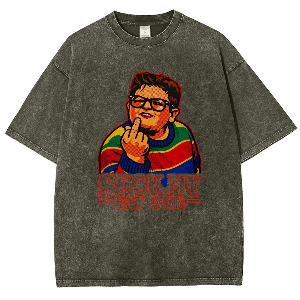 Suck My Fat One Vintage Distressed T-shirt