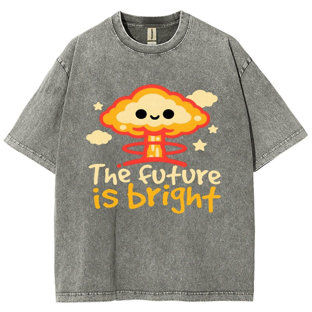 The Future Is Bright Vintage Distressed T-shirt