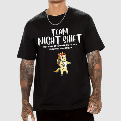 Night Shift Team - Zombie Unicorn! Geek T-Shirt