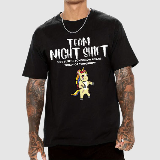 Night Shift Team - Zombie Unicorn! Geek T-Shirt