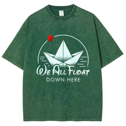 We All Float Vintage Distressed T-shirt