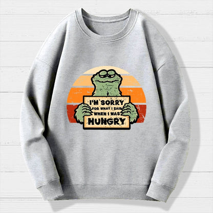 Hangry Monster Geek Cotton Sweatshirt
