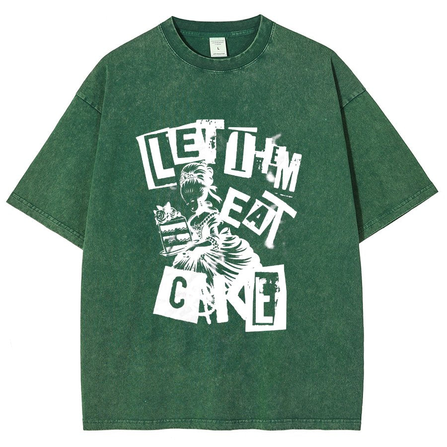 Let Them Eat Cake Vintage Distressed T-shirt