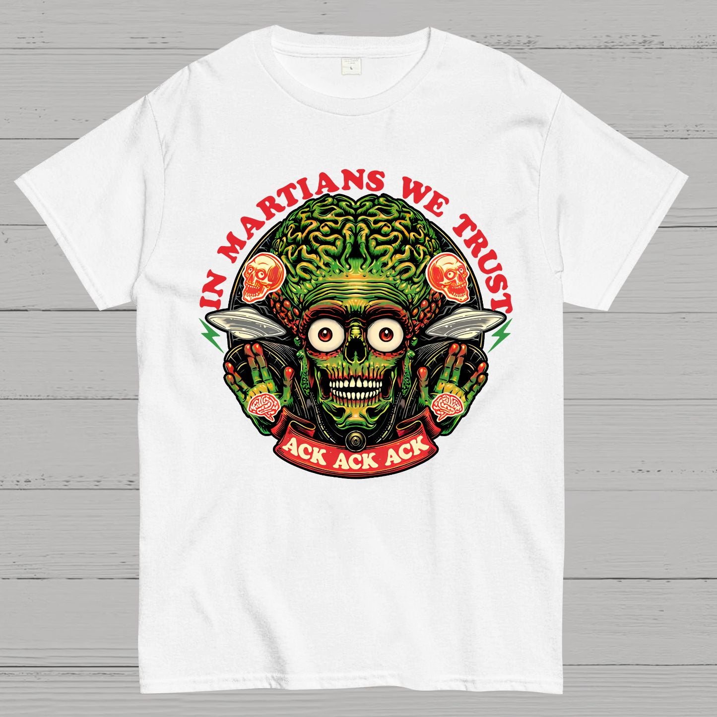 In Martians We Trust Geek T-Shirt