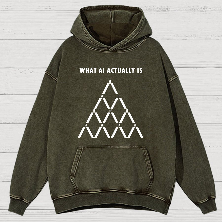 Artificial Intelligence Machine Learning Vintage Distressed Hoodie