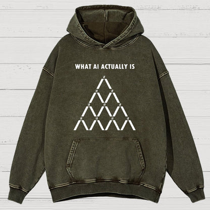 Artificial Intelligence Machine Learning Vintage Distressed Hoodie