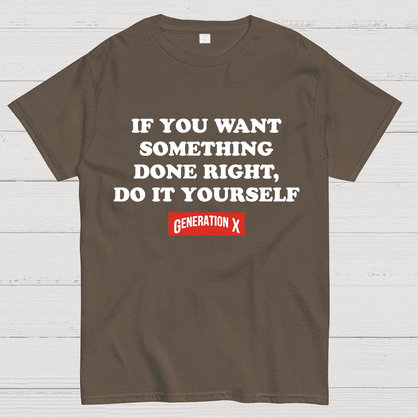 Do It Yourself Light Generation X Geeky T-Shirt