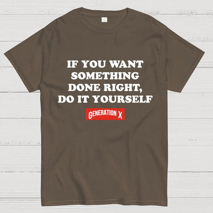 Do It Yourself Light Generation X Geeky T-Shirt