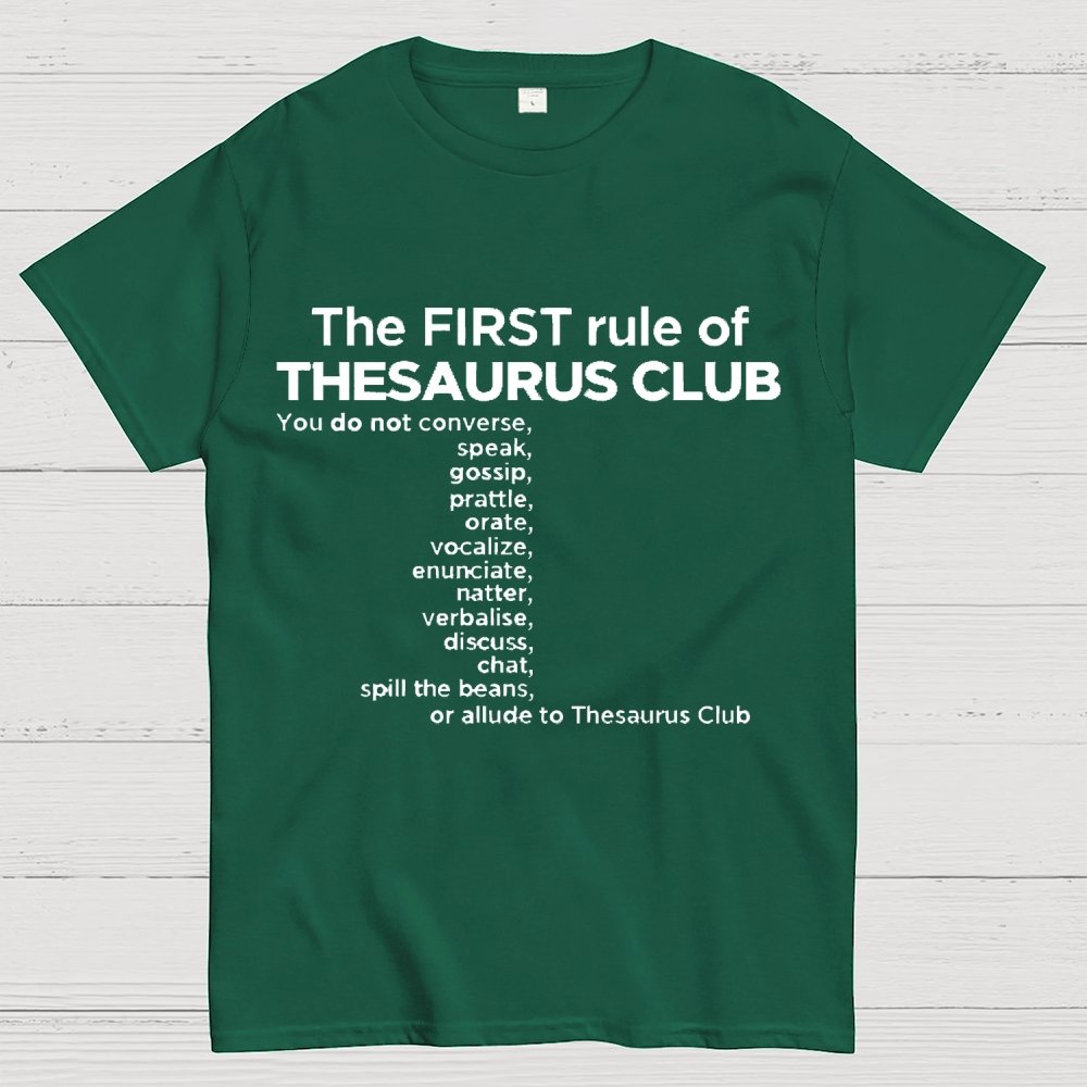Thesaurus Club Confidential Geek T-Shirt