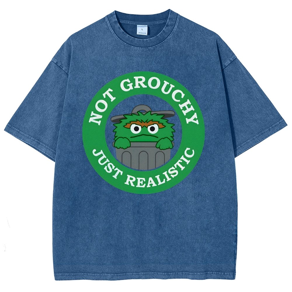 I'm Not Grouchy Vintage Distressed T-shirt