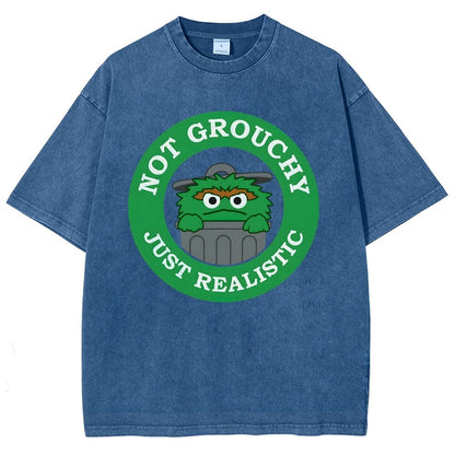 I'm Not Grouchy Vintage Distressed T-shirt