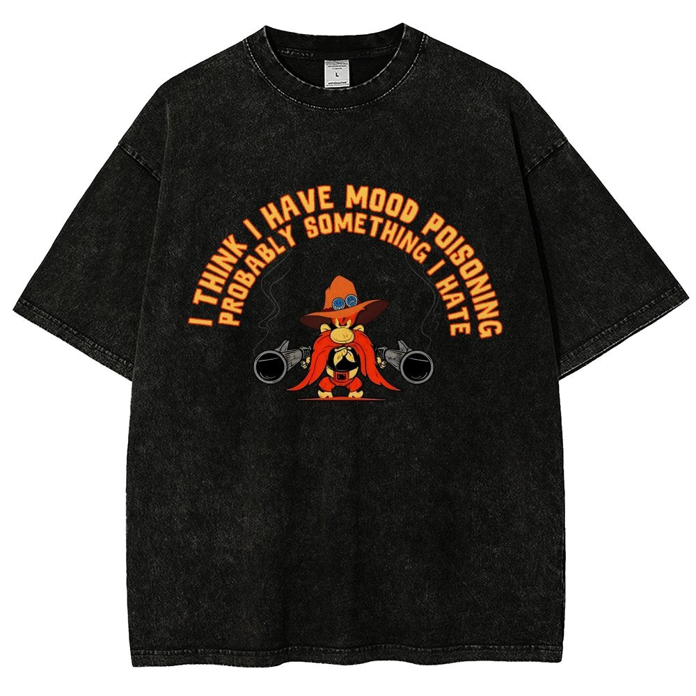 A Bad Case Of Mood Poisoning Vintage Distressed T-shirt