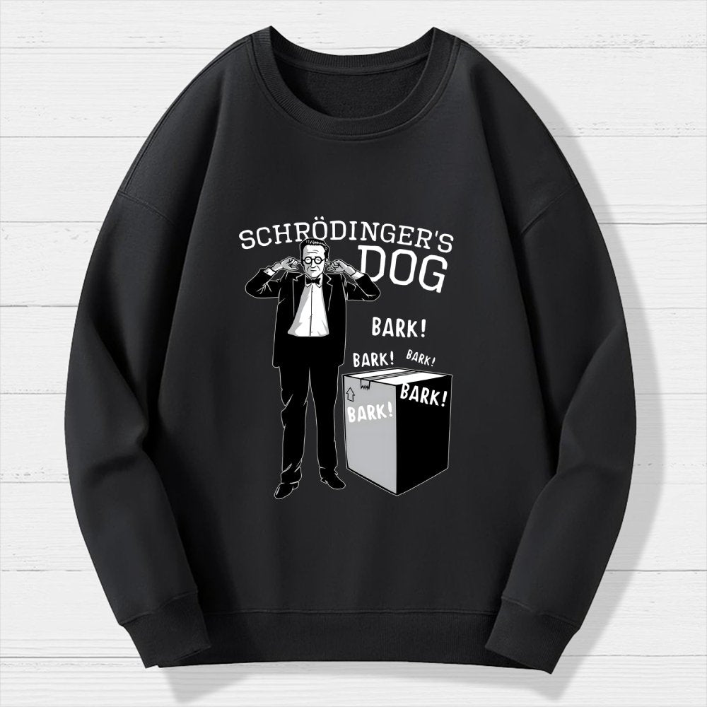 Schrodinger's Dog Geek Cotton Sweatshirt