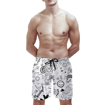 Stick Figure Geek Shorts