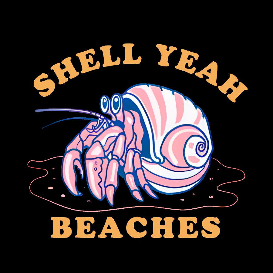 Shell Yeah Beaches Geek T-Shirt