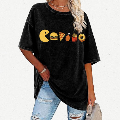 Snack-man Vintage Distressed T-shirt