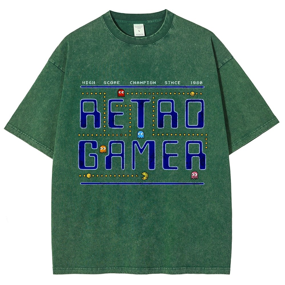 Retro Gamer Vintage Distressed T-shirt