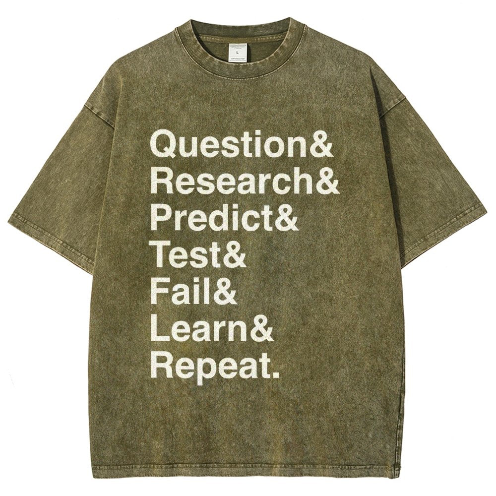 Scientific Method Vintage Distressed T-shirt