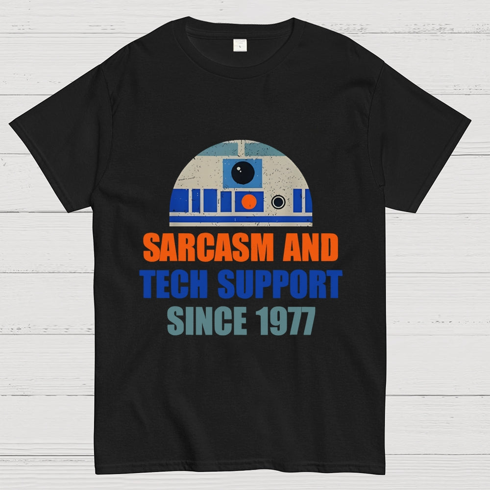 Providing Sarcasm and Tech Support Since 1977 Geek T-Shirt