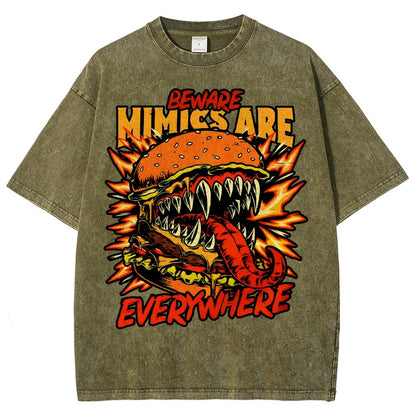 Mimics Are Everywhere Vintage Distressed T-shirt
