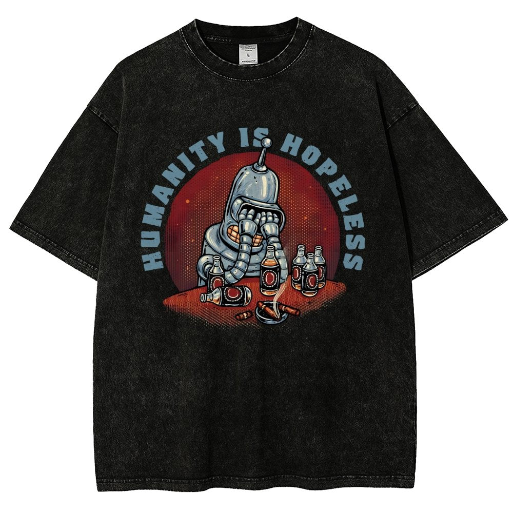 Humanity Is Hopeless Vintage Distressed T-shirt