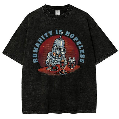 Humanity Is Hopeless Vintage Distressed T-shirt
