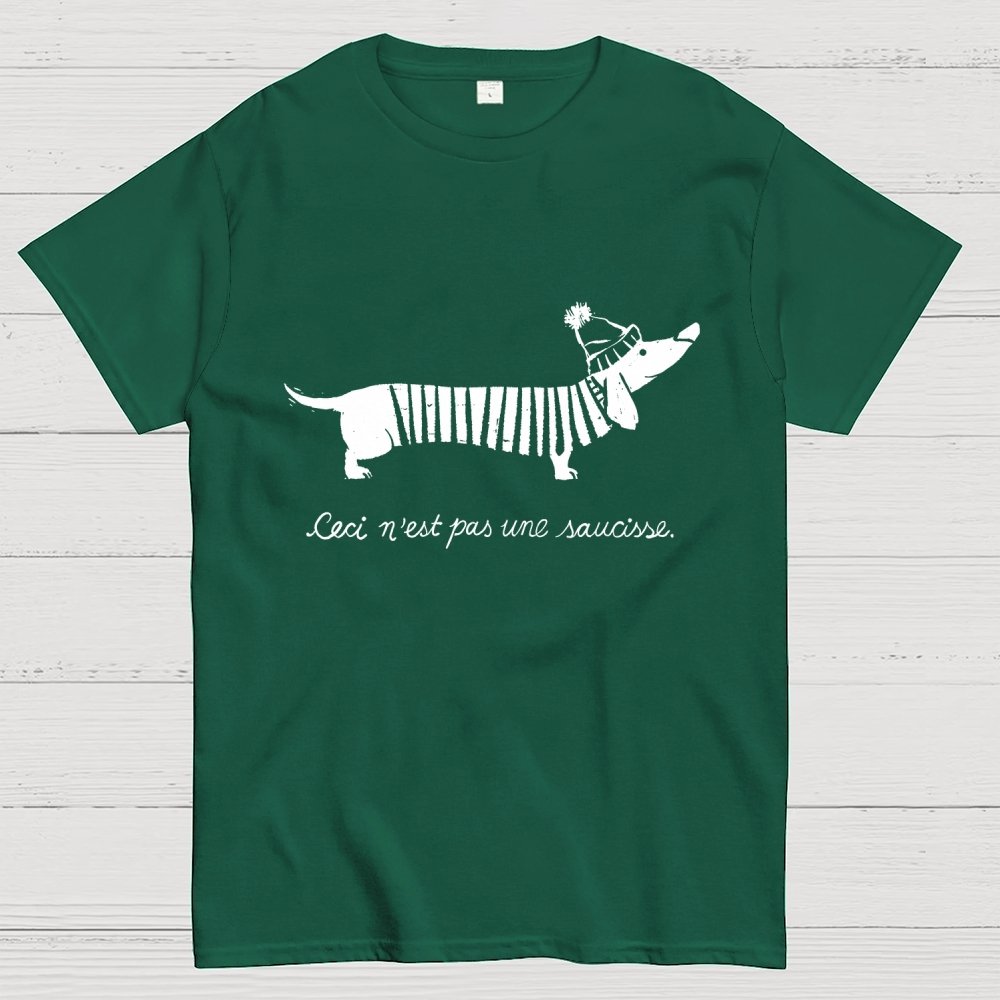 Ceci n'est pas une saucisse Geek T-Shirt