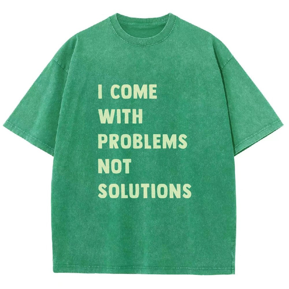 I Come With Problems Vintage Distressed T-shirt
