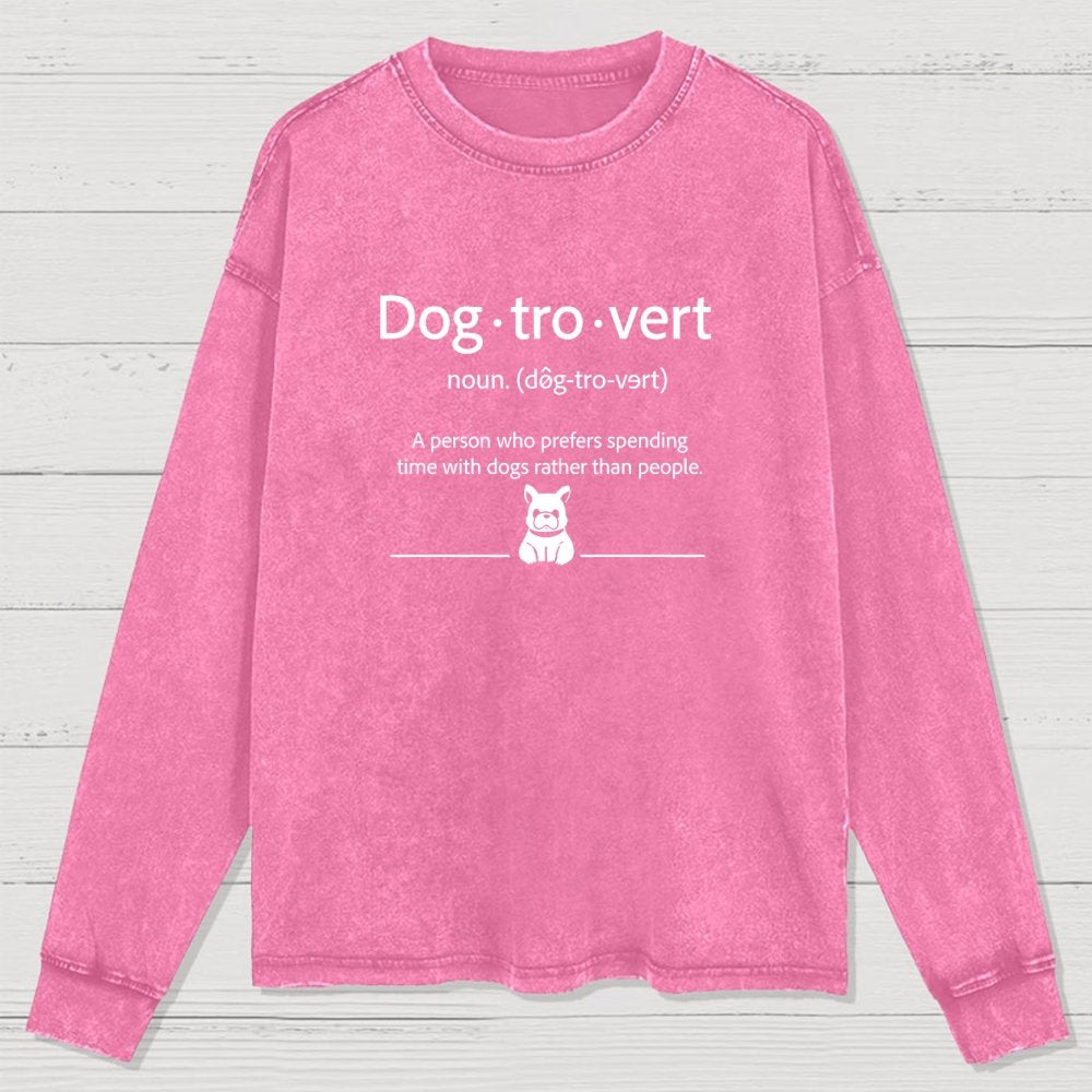 Dog-Tro-Wash Washed Long Sleeve Tee