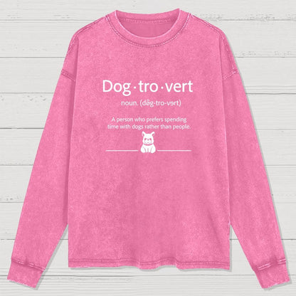 Dog-Tro-Wash Washed Long Sleeve Tee
