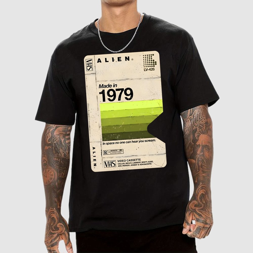 Mysterious Blank Tape Cover Unisex Geek T-Shirt