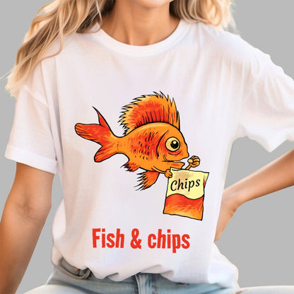 Fish & chips Geek T-Shirt