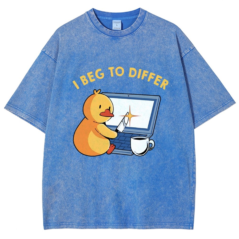 I Beg To Differ Vintage Distressed T-shirt