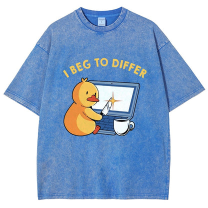 I Beg To Differ Vintage Distressed T-shirt