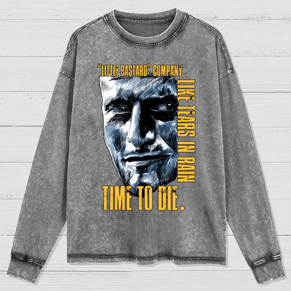 Time to die Washed Long Sleeve Tee 2507000326