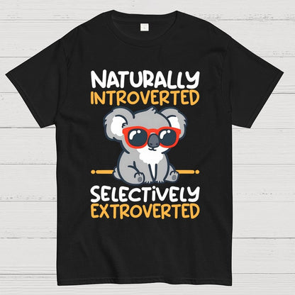 Selectively extrovert Unisex Geek T-Shirt