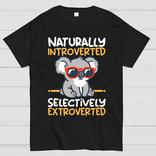 Selectively extrovert Unisex Geek T-Shirt
