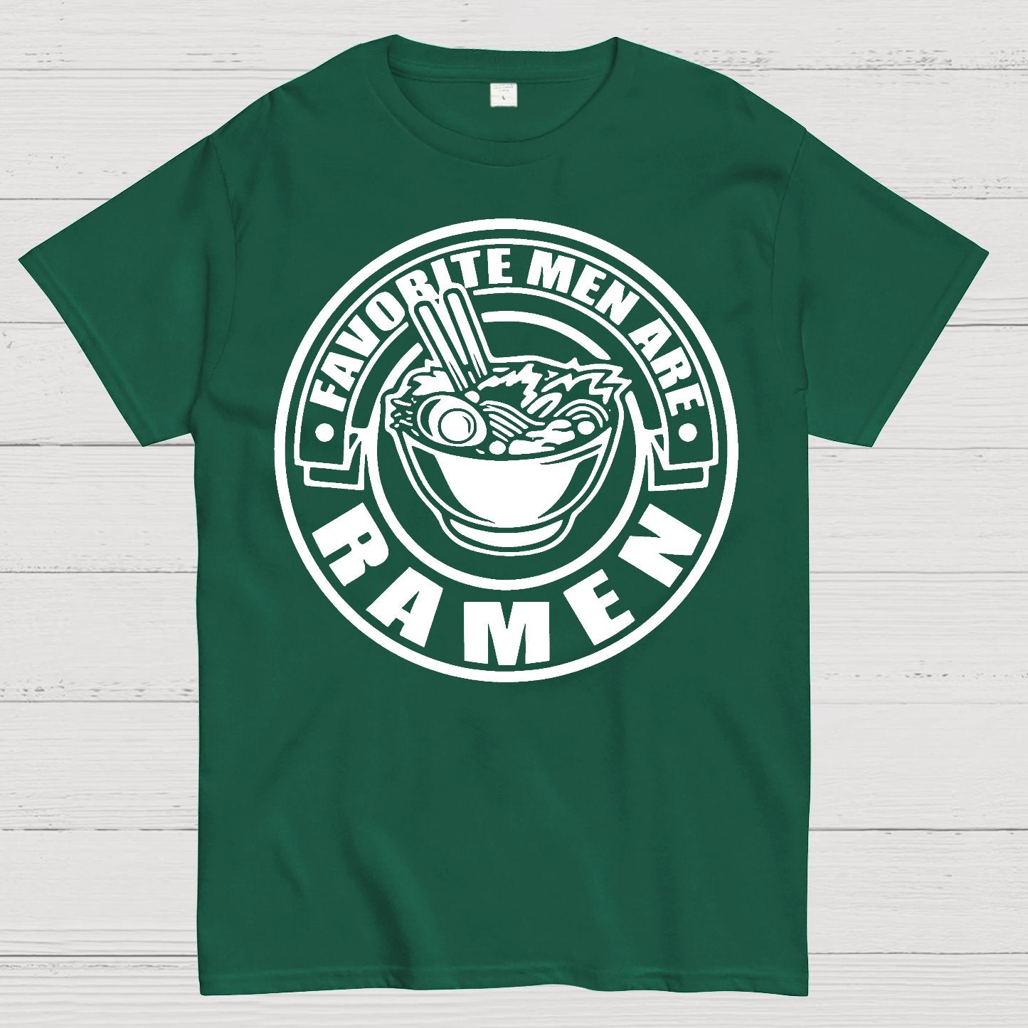 Favorite Men Are Ramen Funny Japanese Noodles Humor Geek T-Shirt