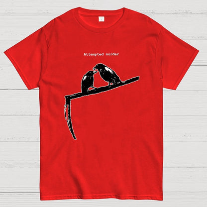 Crow Scythe Attempted Murder Geek T-Shirt