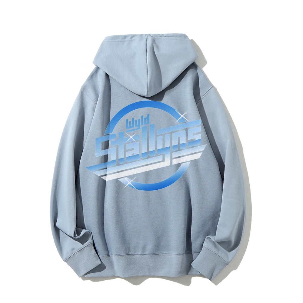 Wyld Stroke Printed Back Unisex Cotton Hoodie