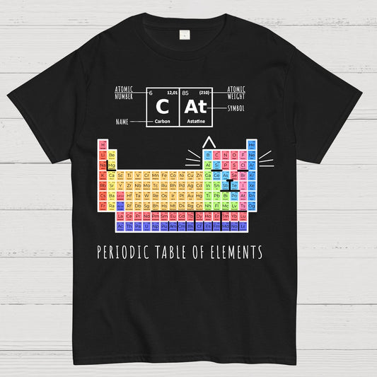 Periodic Table Of Cats Geek T-Shirt