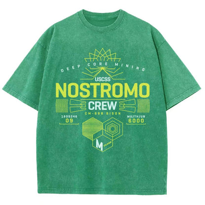 Nostromo Crew Vintage Distressed T-shirt