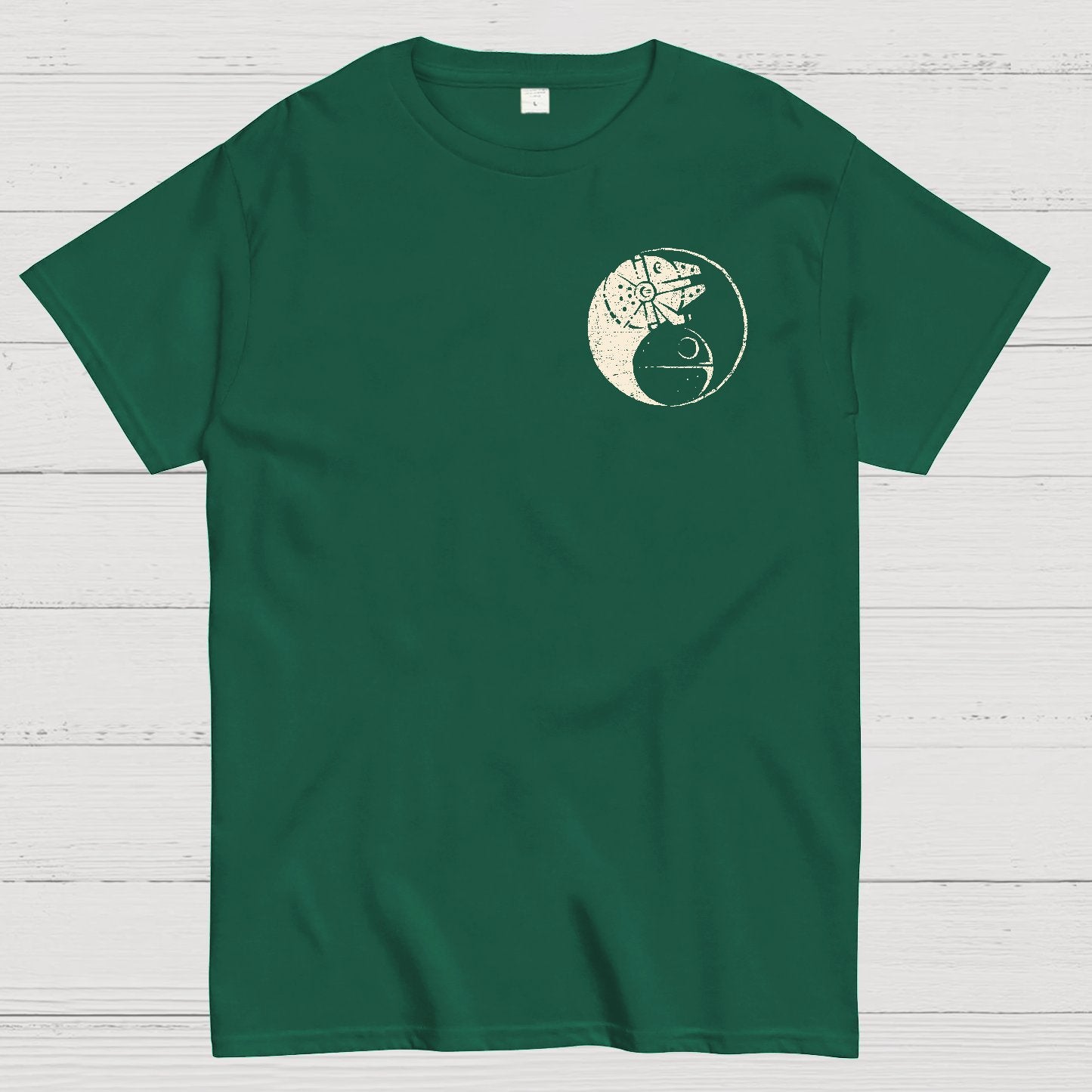 Balancing The Energy Front And Back Printing Geek T-Shirt