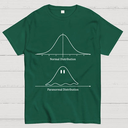Normal Distribution, Paranormal Distribution Math Unisex Geek T-Shirt