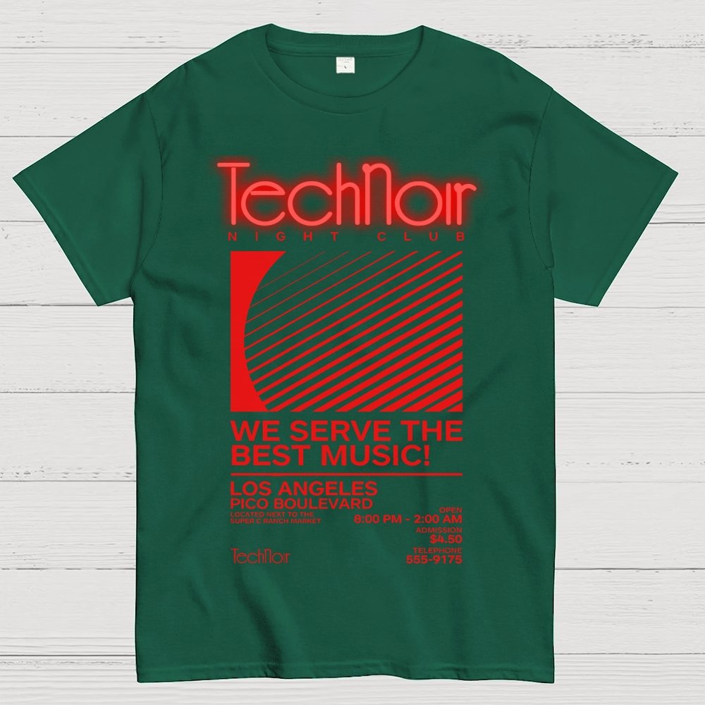 Technoir NIGHTCLUB Unisex Geek T-Shirt