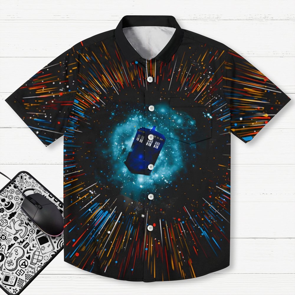 Blue Box Geek Hawaiian Shirt